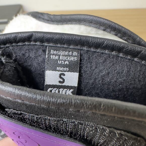 Celtek Bitten By Mitten Gloves Mens Small Colorful Graphic Snowboard Ski Leather - Picture 3 of 10